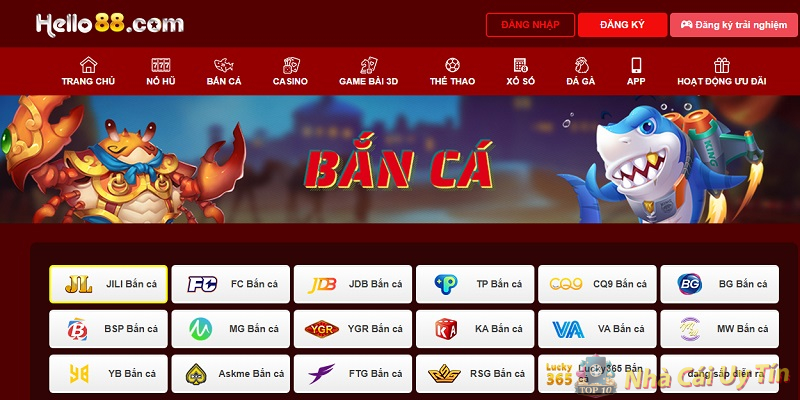 Bắn Cá đổi thưởng