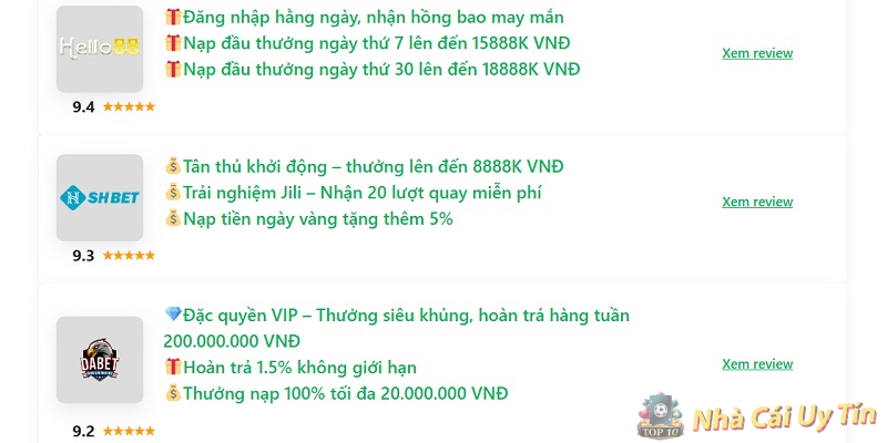 Chọn nhà cái uy tín tham gia