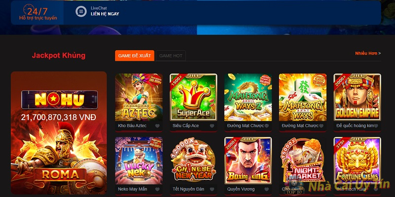 Kho trò chơi chủ đạo