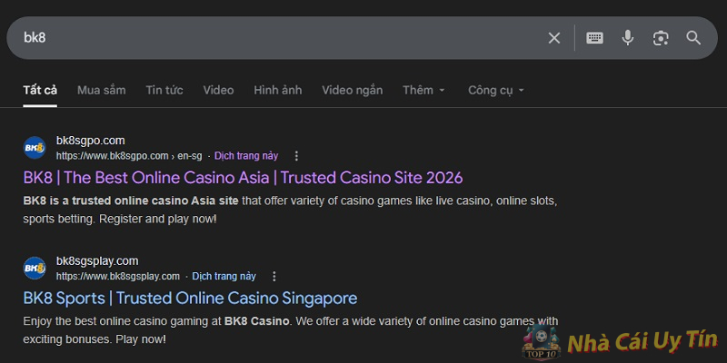 Link vào BK8 thường xuyên bị chặn nhiều nhất