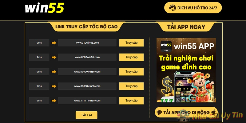 Một số thông tin cơ bản về WIN55
