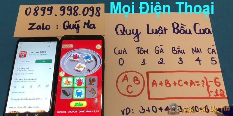Cách đoán bầu cua trên điện thoại